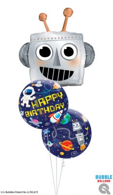 Bukiet 1531 Hope Your Birthday is Simply Stellar! Qualatex #16412 13079-2