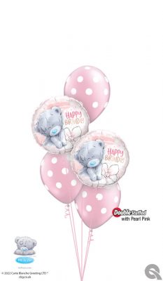 Bukiet 1631 Have a Beary Happy Birthday! Qualatex #19280-2 81680-3 43783-3