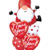 Bukiet 1664 Gnomebody Loves You More! Qualatex #20055 20991-2 76928-2