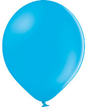 Balon - cyjan Pastelowy 445 Cyan Rozmiar - 30 cm - 12"