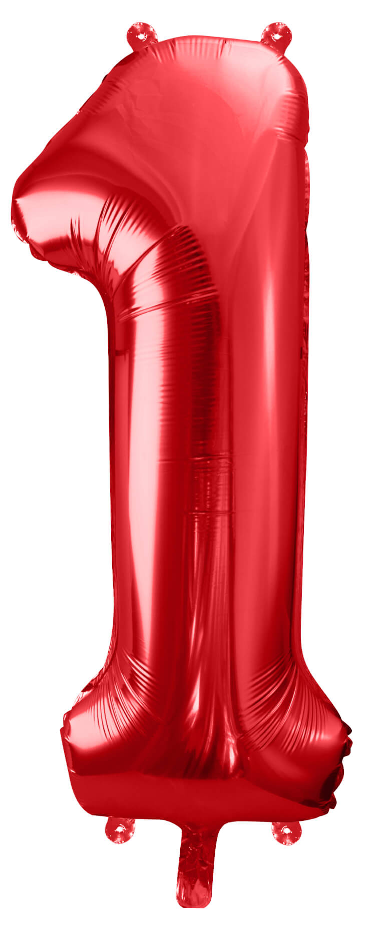 34" / 86cm Balon foliowy Cyfra ''1'' czerwony PartyDeco #FB1M-1-007