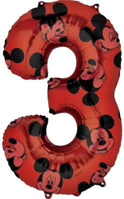 26" / 66cm Mickey Mouse Forever Number 3 Amscan #4013301