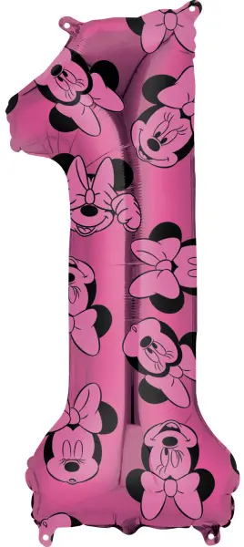 26" / 66cm Minnie Mouse Forever Number 1 Amscan #4013601