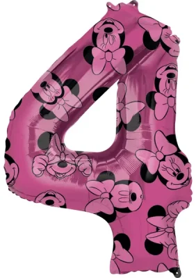 26" / 66cm Minnie Mouse Forever Number 4 Amscan #4013901
