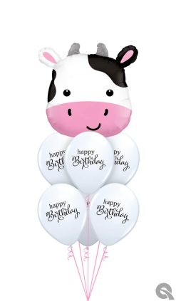 Bukiet 1877 Udderly awesome birthday! Qualatex #26540 89453-6