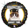 18" / 46cm Grumpy Cat Graduation Grabo #36549H