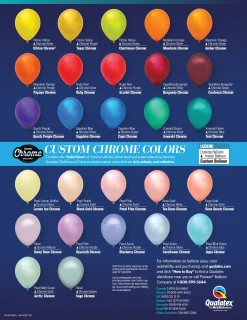 Katalog CHROME Balloons Custom Color Qualatex