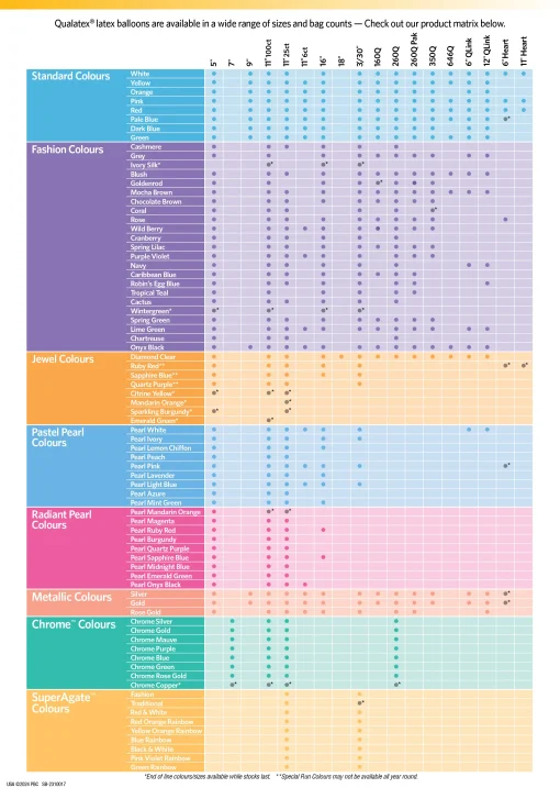 Katalog RAINBOW OF COLOURS Qualatex