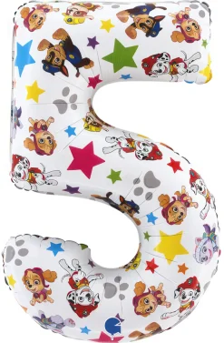 26" / 49x72cm Balon foliowy Cyfra ''5'' Psi Patrol / Paw Patrol - Number Five Grabo #L225