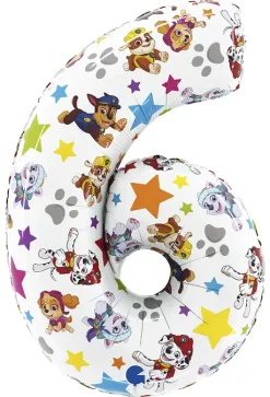 26" / 49x72cm Balon foliowy Cyfra ''6'' Psi Patrol / Paw Patrol - Number Six Grabo #L226