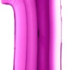 40″ / 102cm Number 1 Purple Grabo #051P