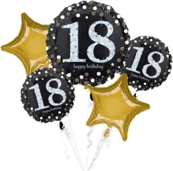 Bukiet 1826 Sparkling Birthday 18 Amscan #3551901